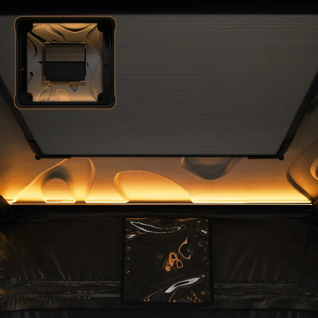 Wingman X interior lighting and roof hatch