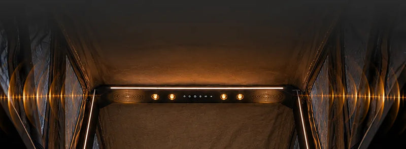Integrated interior lighting in the PickupMate Trunk