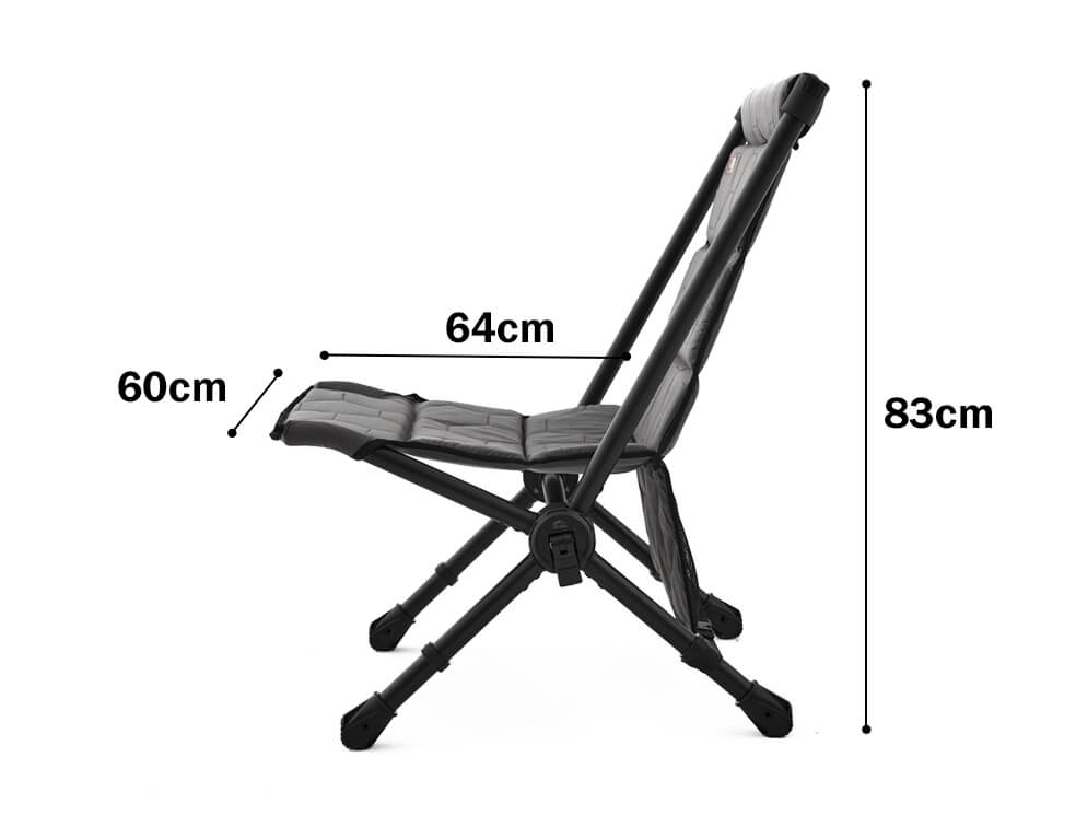 Wild Land MTS X Camping Chair Black