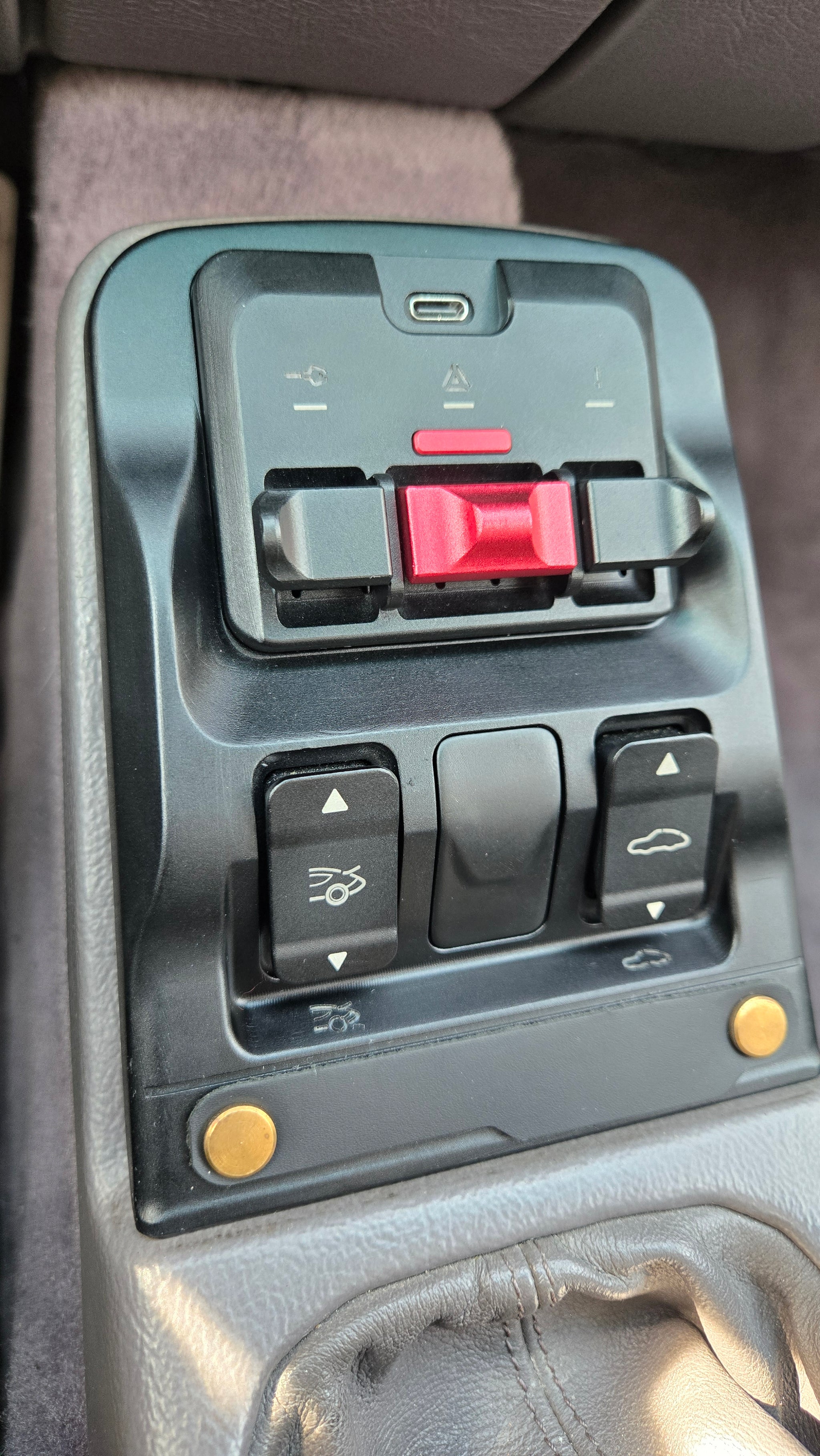 Porsche 964 / 993 Center Console Control Panel CNC machined
