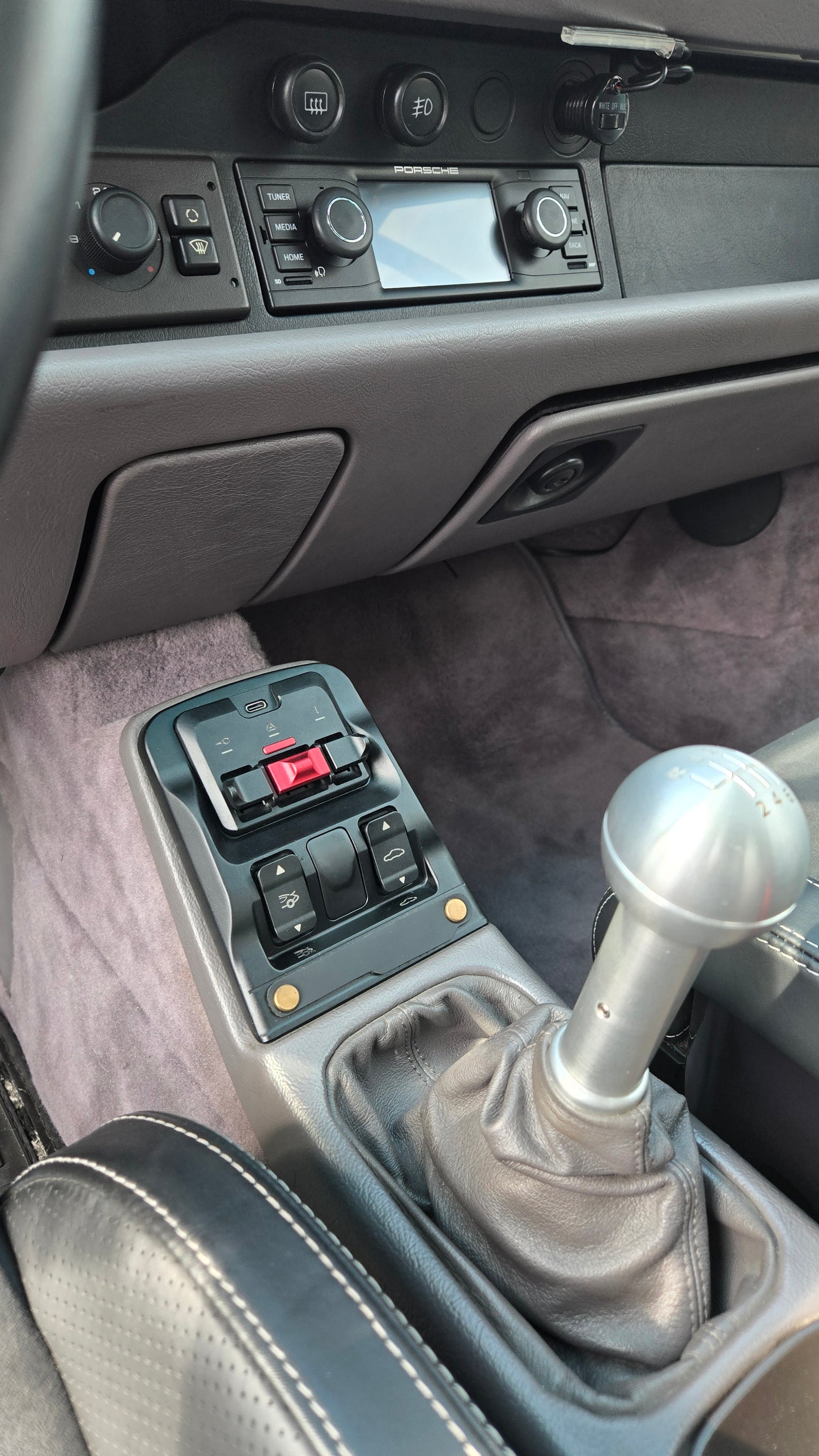 Porsche 964 / 993 Center Console Control Panel CNC machined
