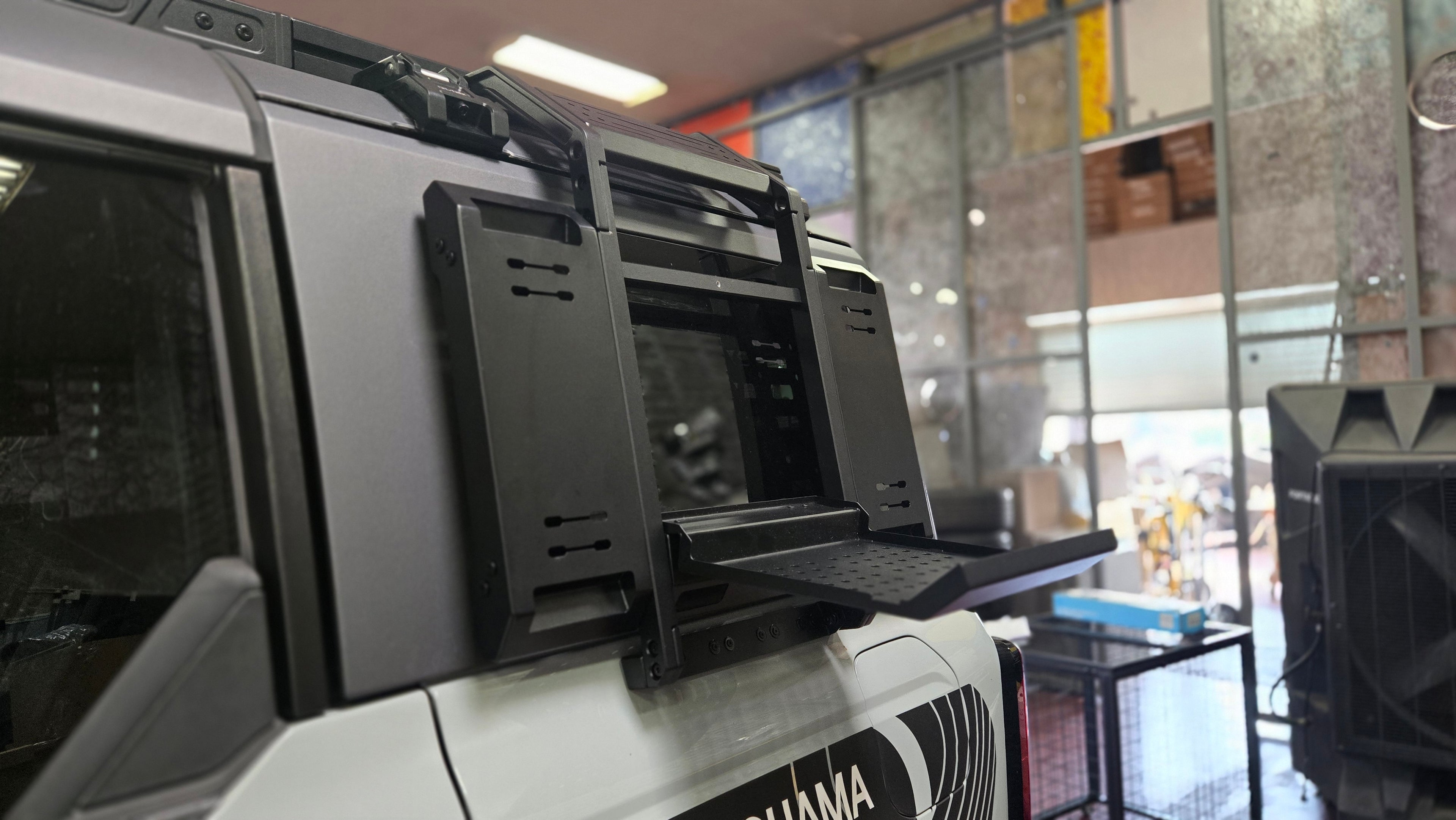 Tri-Trek Aluminum Alloy CNC Side Accessory Panel Rear Window Table For 2021 -2026 Bronco