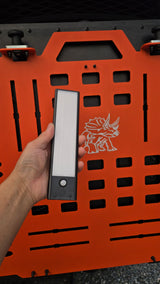 Tri-Trek OUTLAND PRO  Limited Edition Color Trail Orange Sprinter Van Rear Storage Box