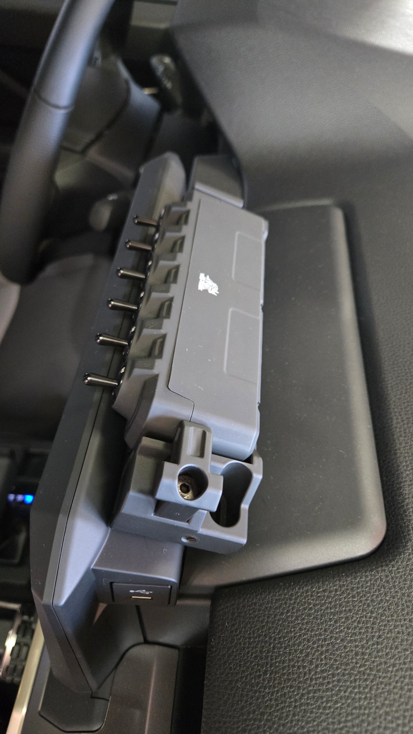 Tri-Trek Center Console Bracket Jeep Wrangler + 6 Gang Switch Panel JK JL/JT