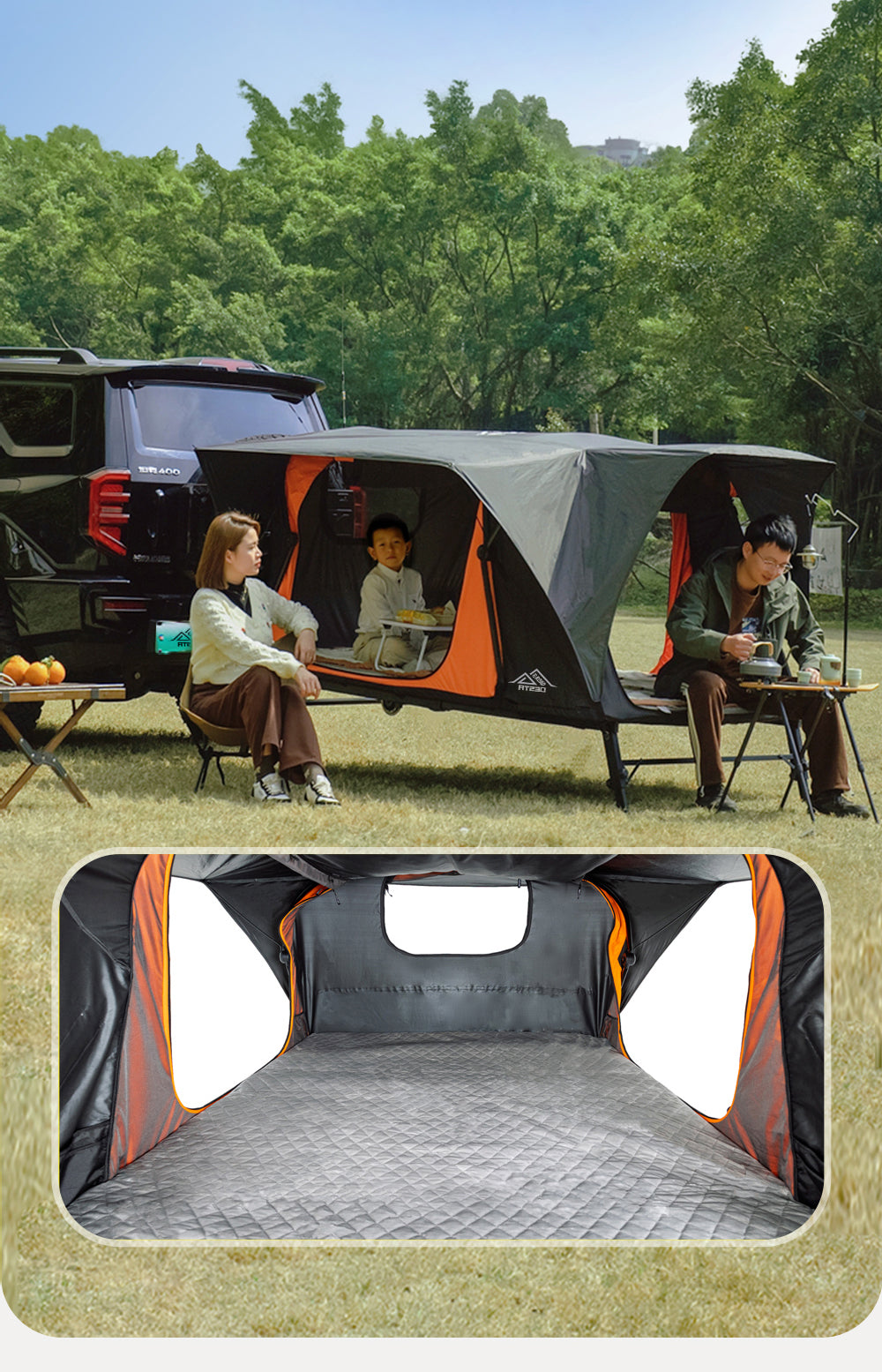 AT230 Off-Road Tow Hitch Tent: Off the Ground. Into the Wild.