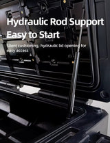 Tri-Trek Roof Storage Box 110L with wheels and handlers