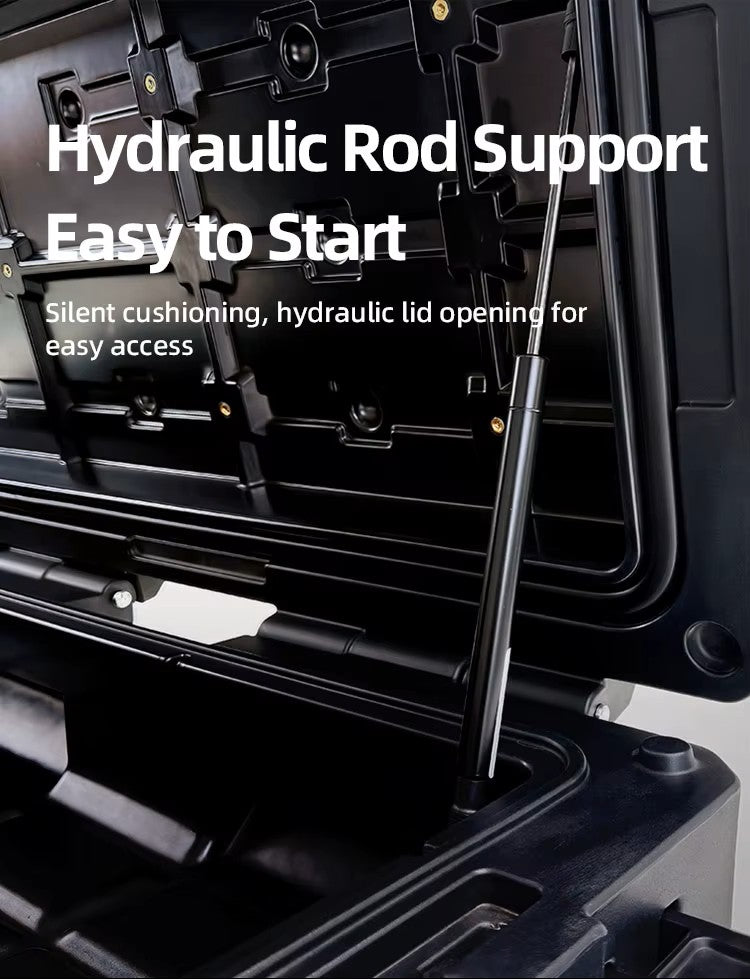 Tri-Trek Roof Storage Box 110L with wheels and handlers