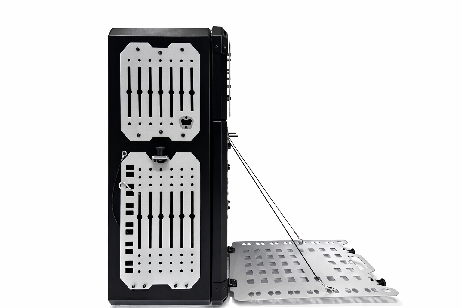 Tri-Trek OUTLAND PRO Sprinter Van Rear Storage Box Storm Silver