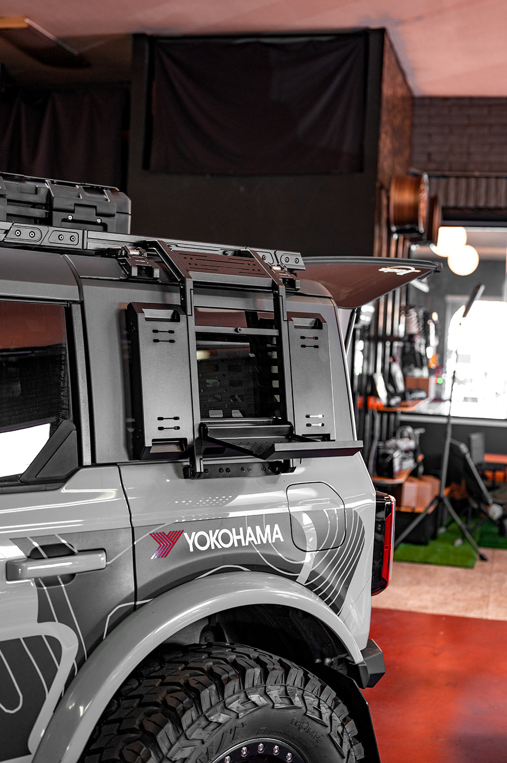 Tri-Trek Aluminum Alloy CNC Side Accessory Panel Rear Window Table For 2021 -2026 Bronco