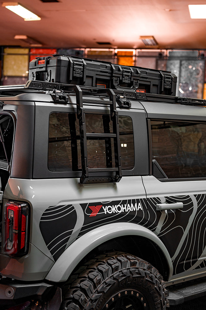 Tri-Trek Roof Storage Box 110L with wheels and handlers