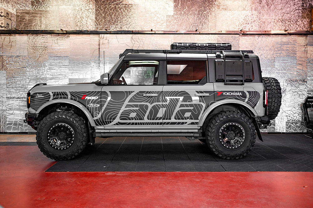 Rack4段　BR　ブルックリンスタイル　カリフォルニアスタイル　西海岸風 Tri-Trek Aluminum Alloy CNC Roof Rack for For Bronco 2021-2026 for