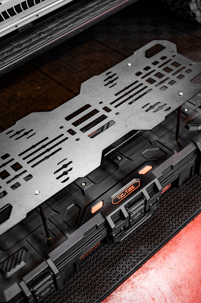 Tri-Trek Roof Storage Box 110L with wheels and handlers