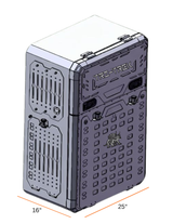 Tri-Trek OUTLAND PRO  Limited Edition Color Trail Orange Sprinter Van Rear Storage Box