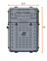 Tri-Trek OUTLAND PRO  Limited Edition Color Trail Orange Sprinter Van Rear Storage Box