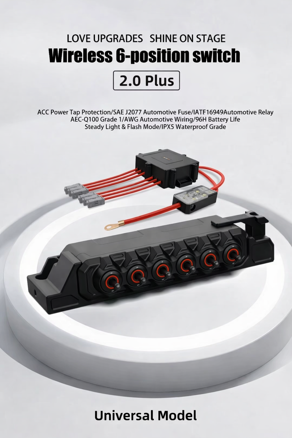 Tri-Trek 6-Gang Toggle Switch Wireless-Control