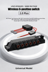 Tri-Trek 6-Gang Toggle Switch Wireless-Control