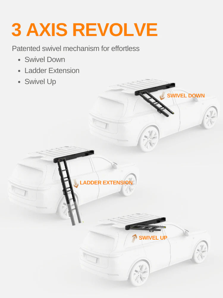 REVOLVE PIVOT MASTER X90 Roof Rack Ladder