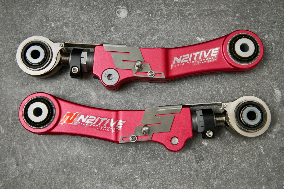 N2ITIVE SX-2 Rear Camber Arms — Tesla Model S / X Pre-Refresh — manufacturer product image