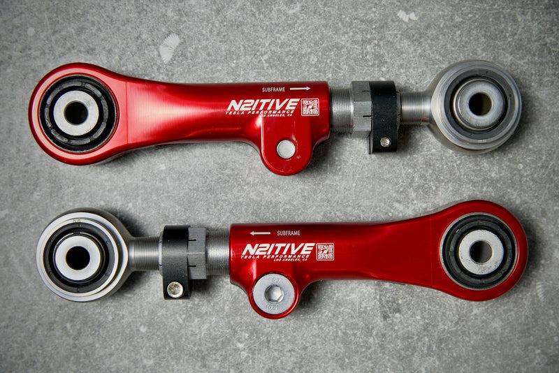 N2ITIVE TSX-2 Rear Toe Arms — Tesla Model S / X Pre-Refresh