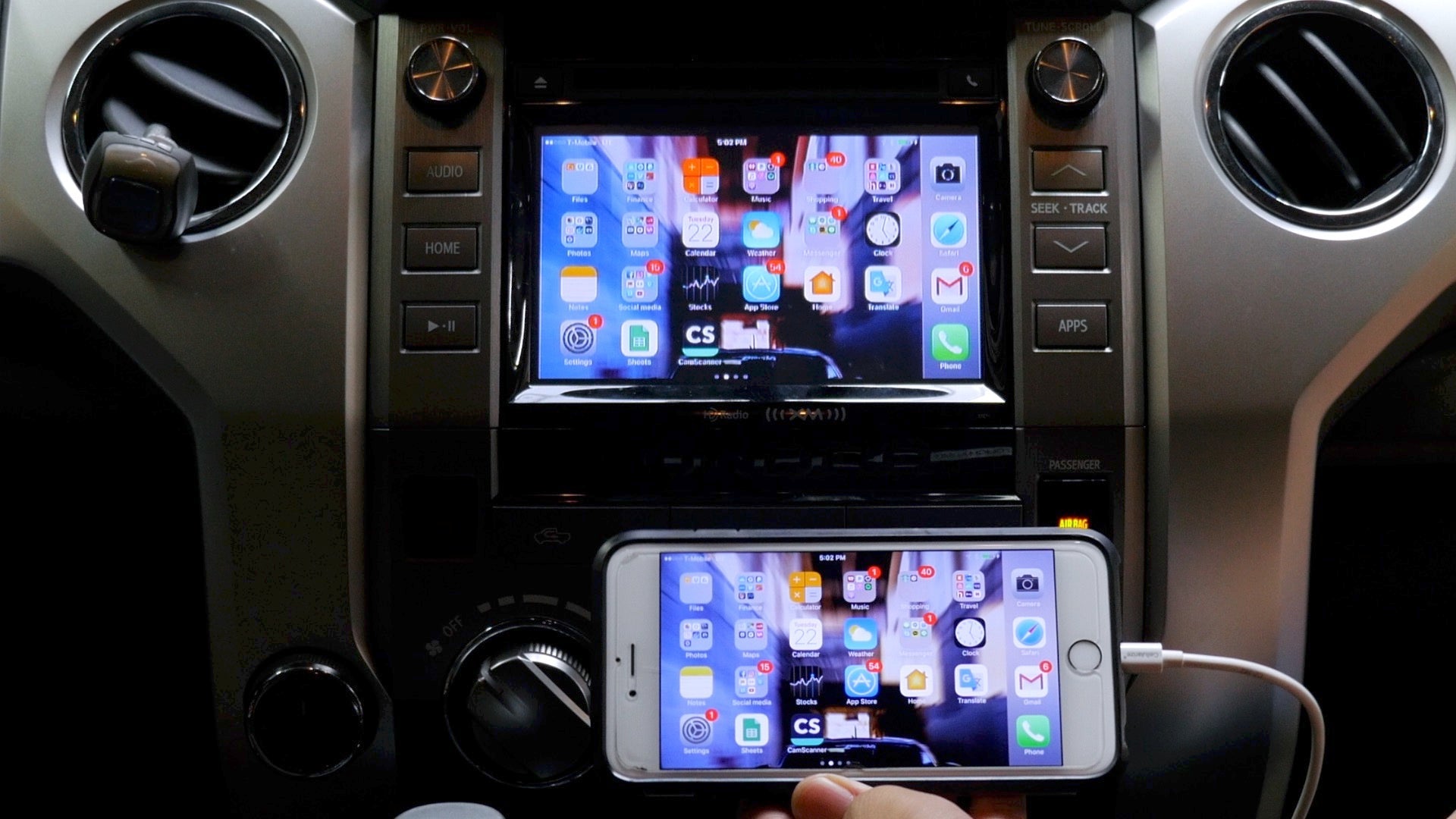 Beat-Sonic IF-02BEP Smartphone Mirroring Kit for Toyota models & Lexus Models without Factory Navigation